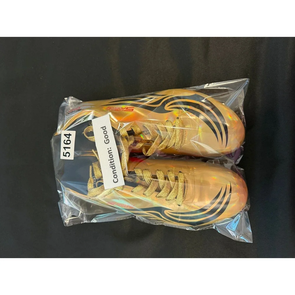 Shenya China Create Sports Track Field Spikes Gold Iridescent Mens 43 US 9.5